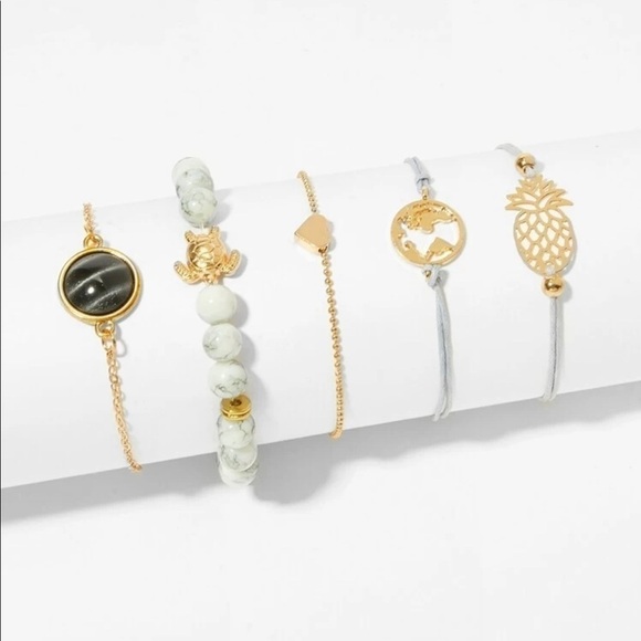 Beaded Charm Bracelet Set - Picture 5 of 13